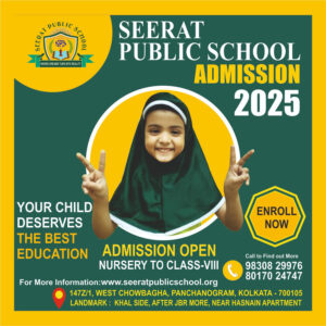 Read more about the article Admission Open for Session : 2025 ( Nursery to Class VIII)